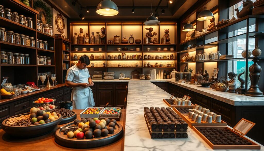Atelier de chocolaterie
