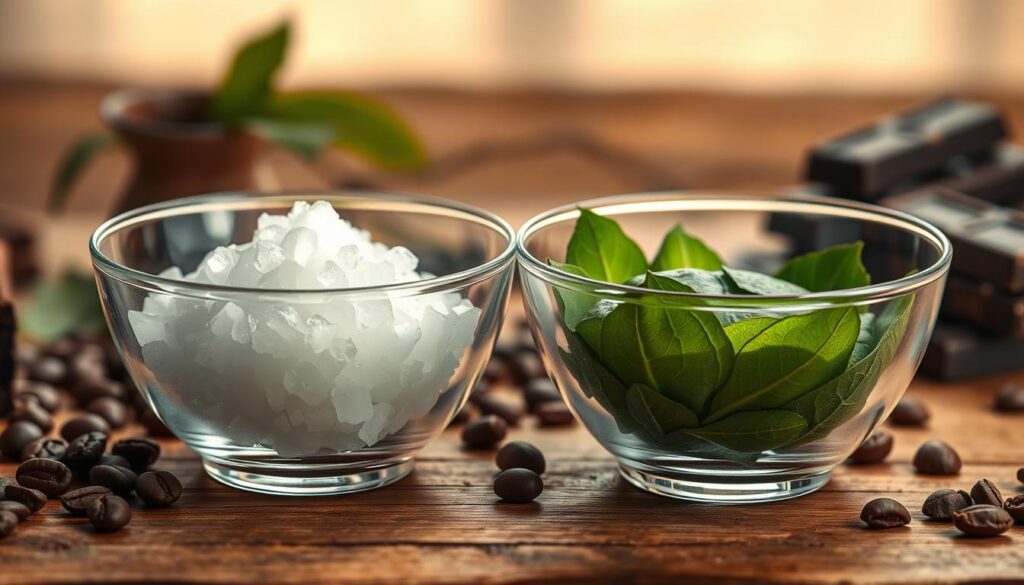 Érythritol vs Stévia