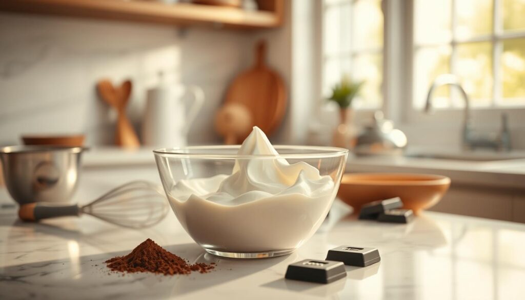 Montage en neige de l'aquafaba