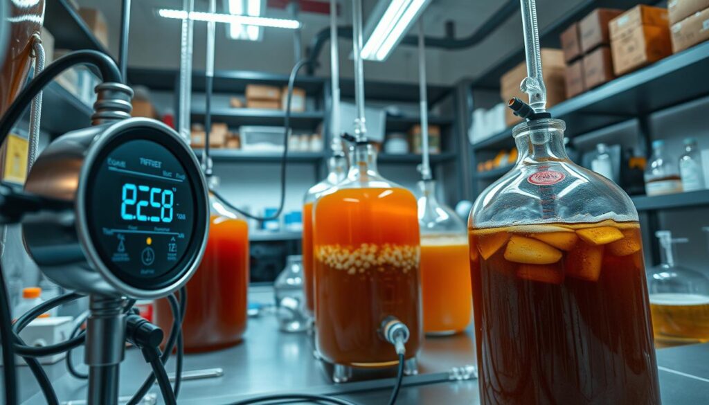 Suivi de température en fermentation