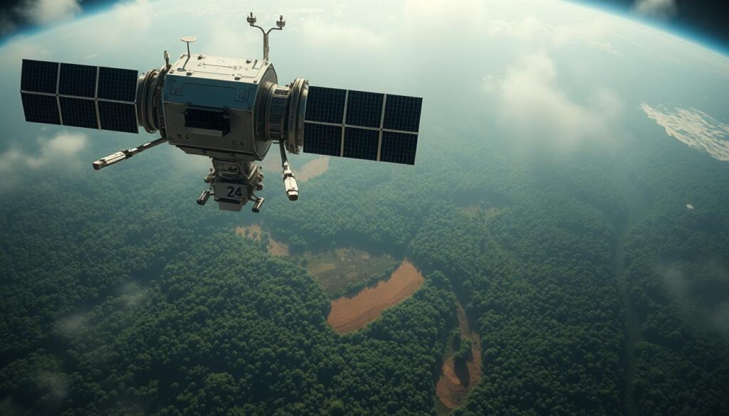 Surveillance satellite