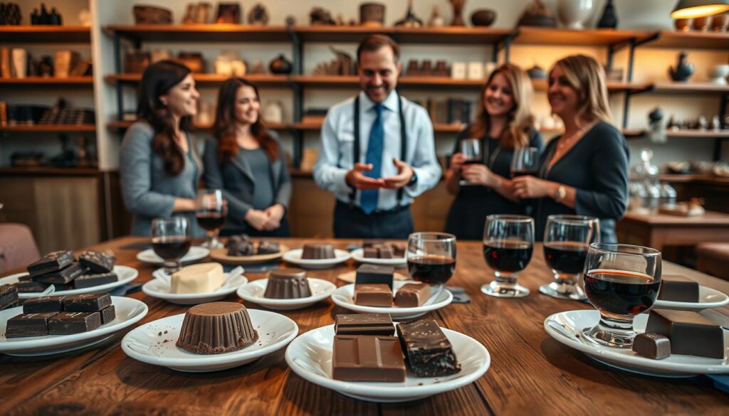 parcours de dégustation chocolat