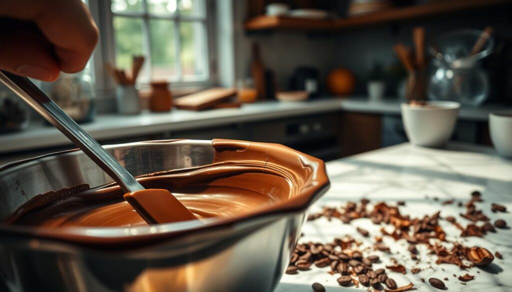 tempérage chocolat noir sans sucre