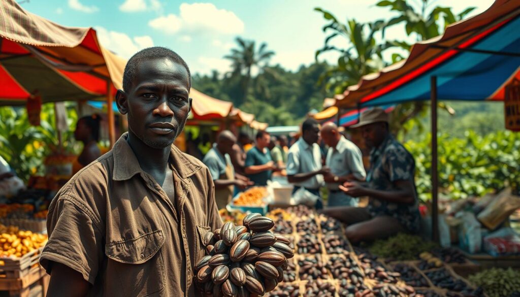 Marché du cacao