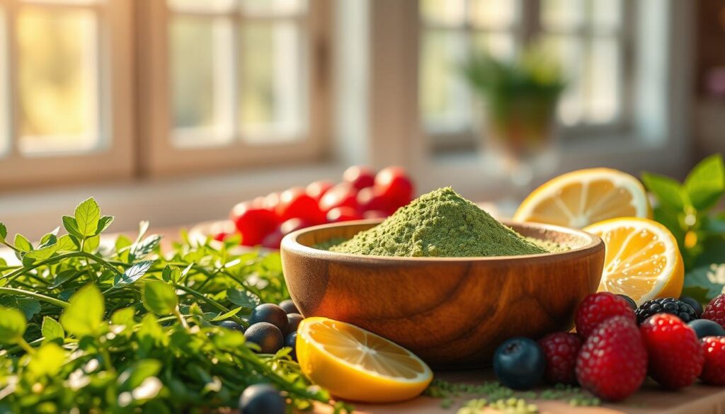 antioxydants naturels pour matcha