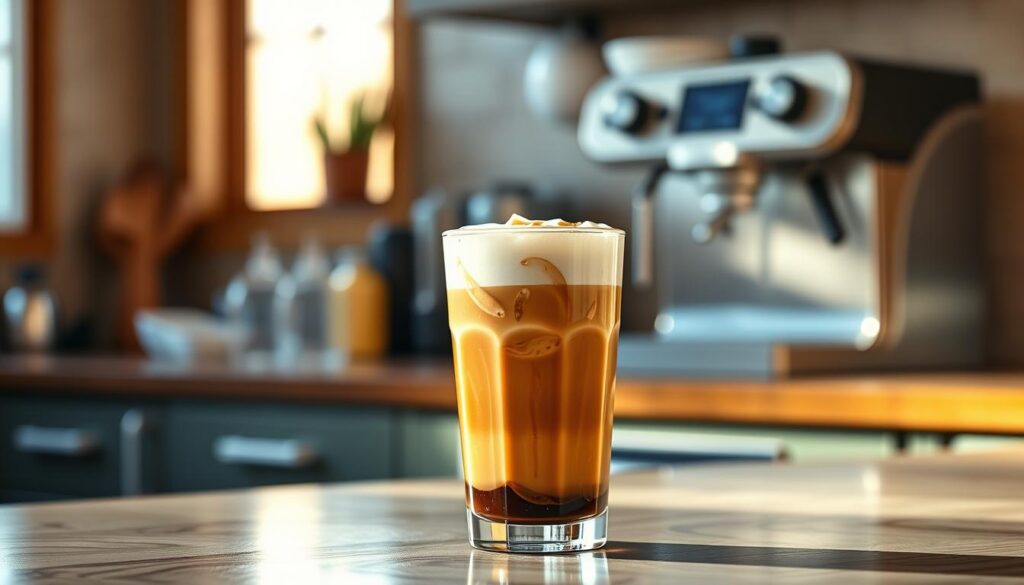 ratio latte glacé