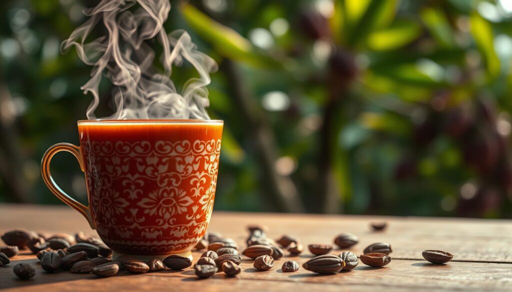 Infusion de coques de cacao