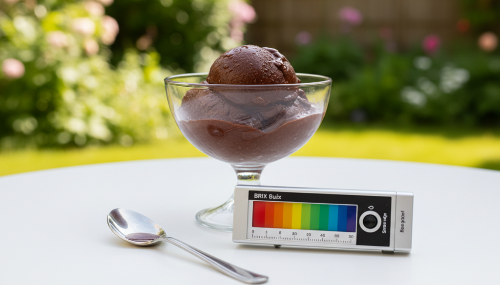 échelle Brix sorbet